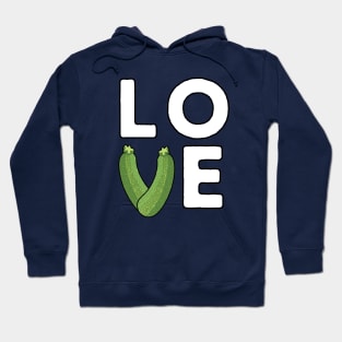 I Love Zucchini Zucchini Lover Hoodie